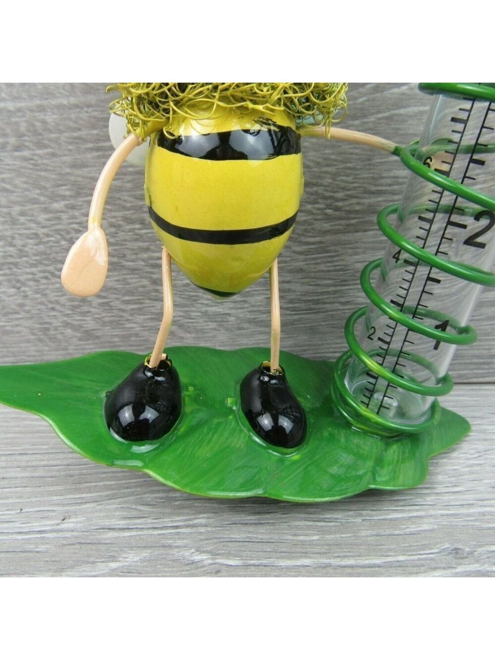 Yard Decor Garden Outdoor Bumblebee Rain Gauge - Picture 7 of 12